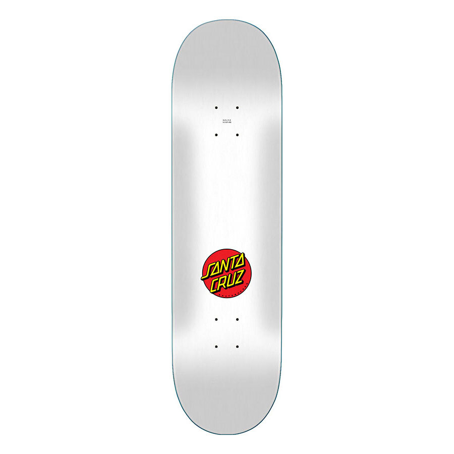 Santa Cruz Skateboard Deck Screaming Hand White 8.25" x 31.8"