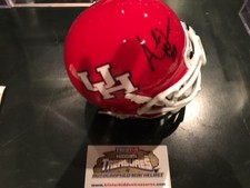 Andre Ware Signed Houston Cougars Heisman Winner Mini Helmet COA