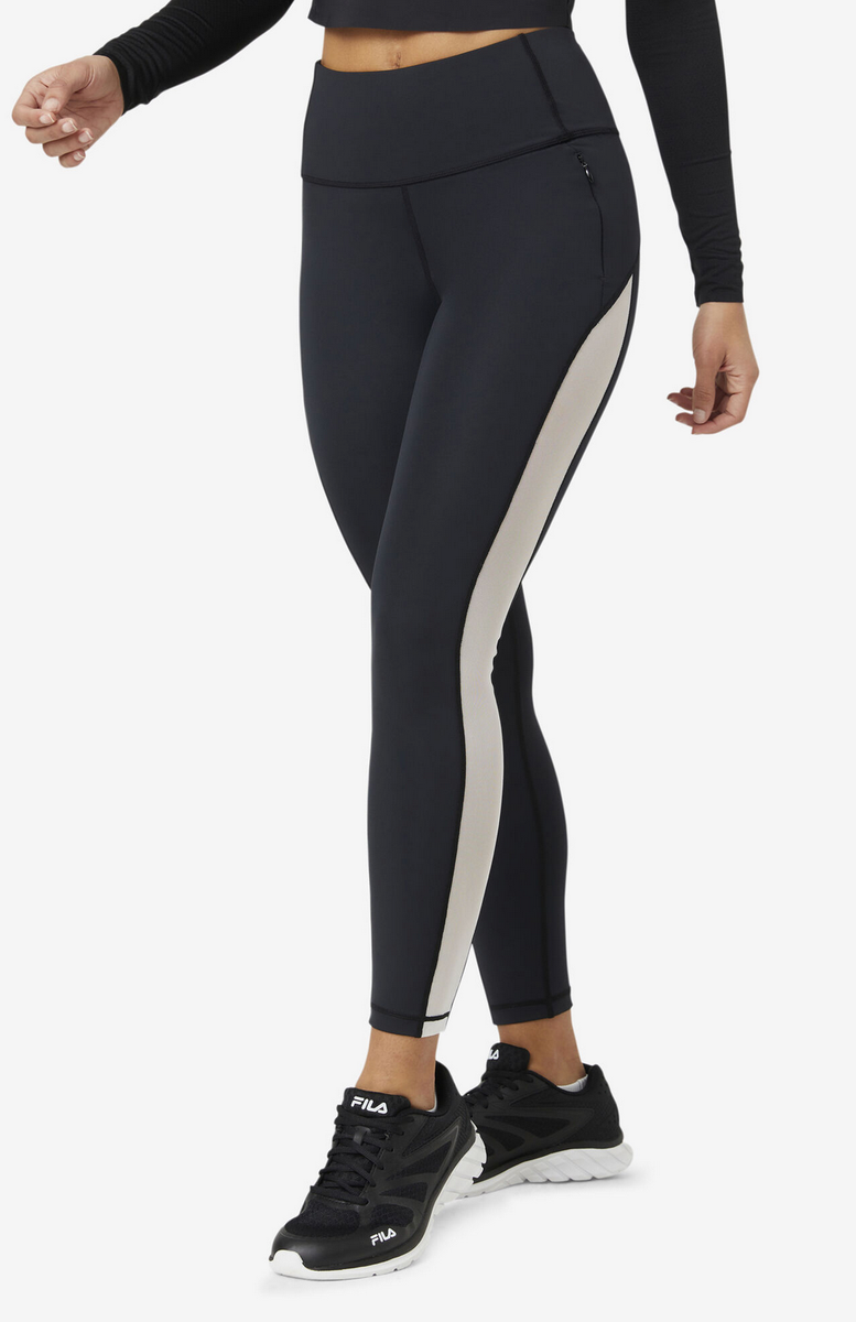 FILA Women's Forza Contrast 7/8 Compression Leggings sz S Small