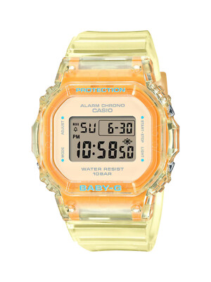 Casio Baby-G BRIGHT PASTEL Yellow Womens Digital Alarm Sports Watch BGD565SJ-9