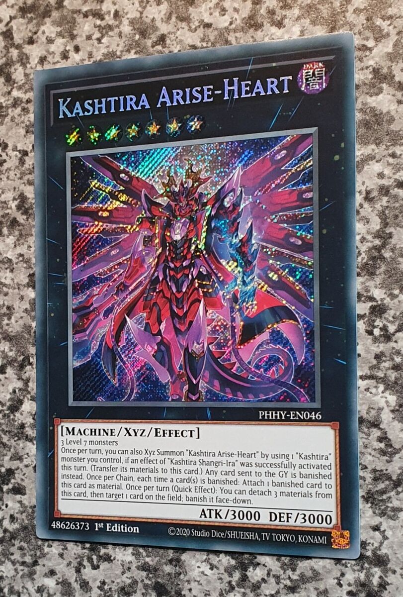 Yugioh PHHY-EN046 Kashtira Arise-Heart 1st Edition Secret Yugioh PHHY-EN046 Kashtira Arise-Heart 1st Edition Secret