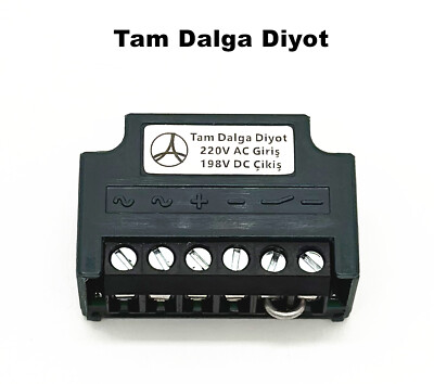 Tam Dalga Diyot 220V AC Giris 198V DC Cikis full-wave Brake Rectifier Module