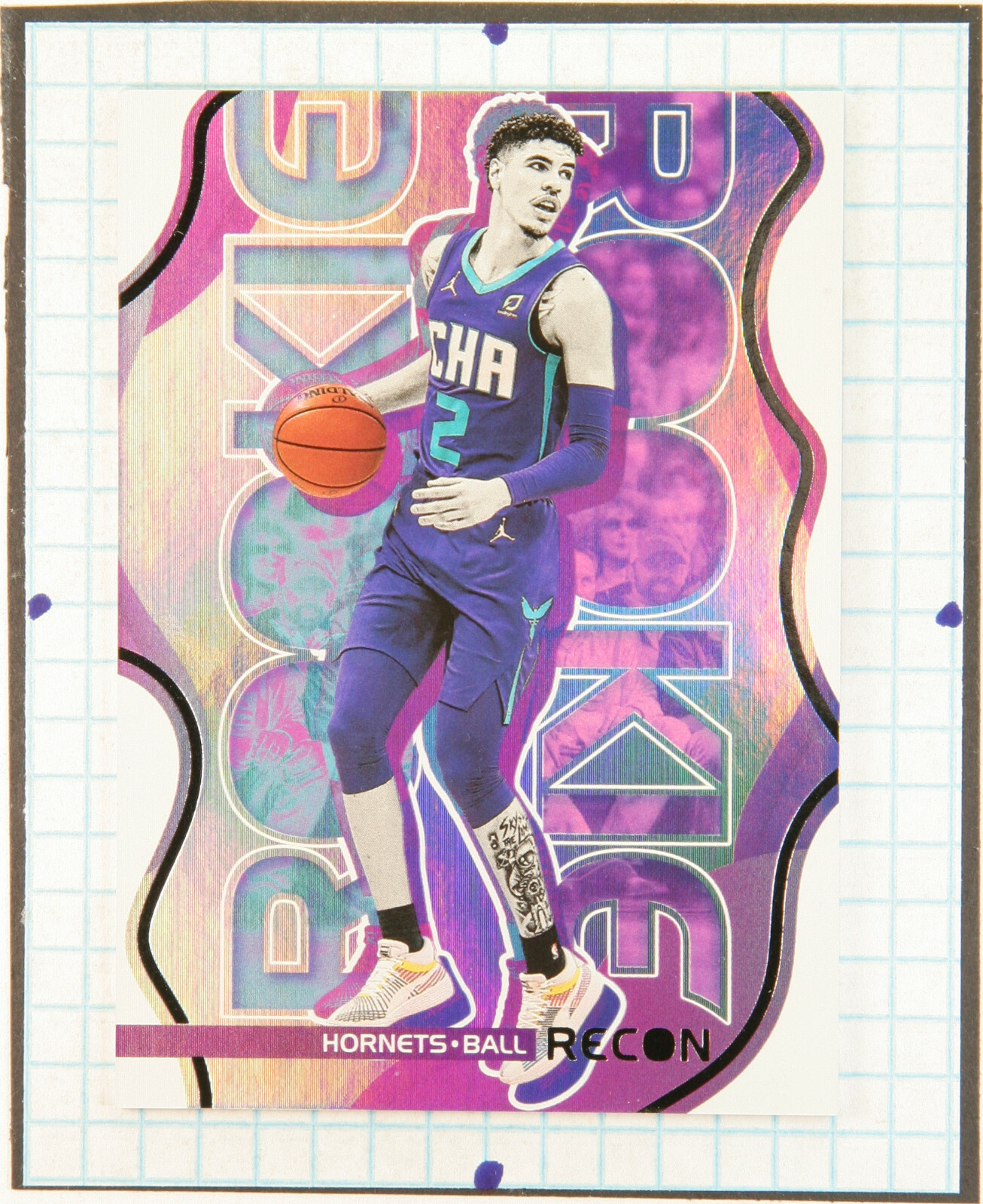 2020-21 Panini Recon LaMelo Ball RC ROOKIE RECON CHARLOTTE HORNETS #1