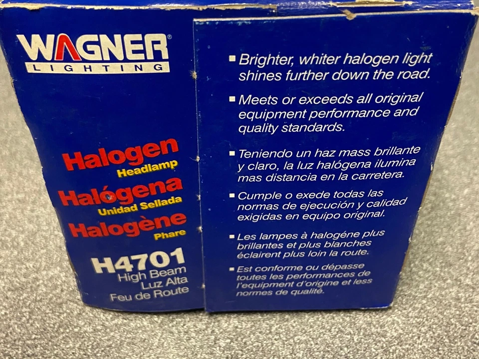 H4701 BOMBILLA HALÓGENA WAGNER, LUZ DE CARRETERA, NUEVA Foto 2 de 3