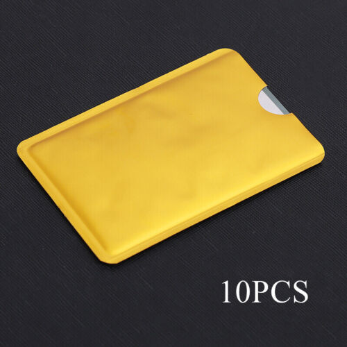 10Pcs RFID Blocking Sleeve Credit Card Protector Anti Theft Cover Case Cover ┊ - Zdjęcie 15 z 19