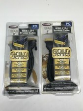 Lot Of 2 Belkin Gold Series IEEE 1284 DB25 MALE 10 feet Parallel Printer Cable