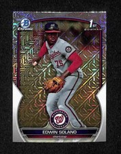 2023 Bowman Chrome - Prospects Edwin Solano 1st #BCP-169 Mojo Refractor (RC)