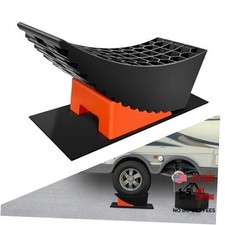 Tandem Trailer Tire Change Ramp, Tire Lifts Up to 6.3", 1 Pack/Raise 4"-6.3"