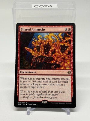MTG 1X Shared Animosity X1 Explorers of Ixalan Magic - LP