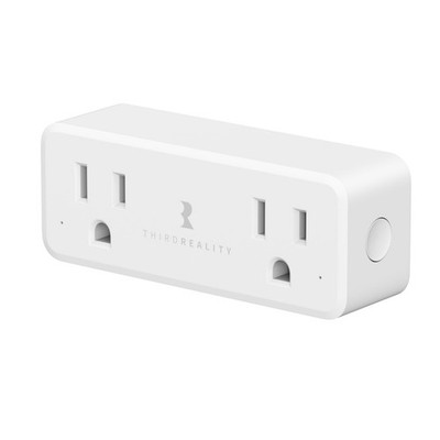 Smart Dual Plug, Zigbee 2-in-1 Smart Outlet with Independent Control and Powe...