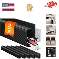 Cable Management Under Desk Kit 12 Units - Under Desk Cable Management Cord H...