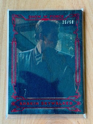 2015 Star Wars Masterwork Anakin Skywalker Show of Force Wood /50