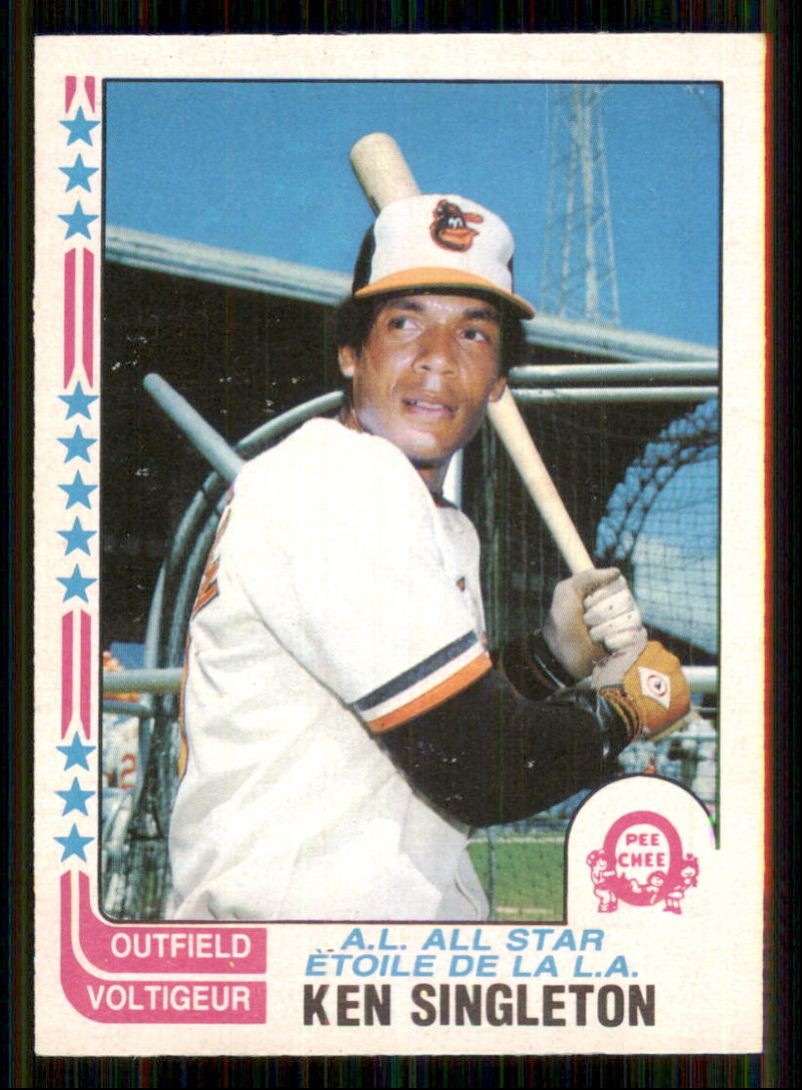 1982 O-Pee-Chee Ken Singleton Baltimore Orioles #2