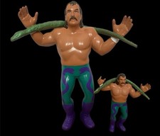 2UP Massive 16” LJN Jake The Snake Roberts WWF Wrestling Figure With Damien