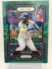 2024 Panini Prizm #279 Jose Reyes Green Scope Prizms #43/75 Mets