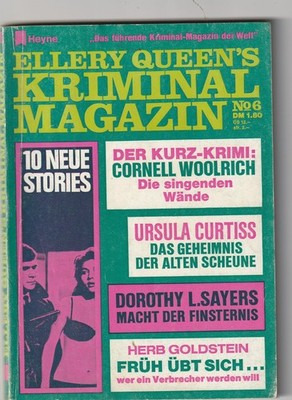 Ellery Queen`s Kriminal Magazin Nr. 6