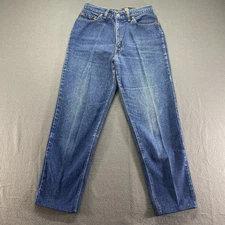 Levis Jeans Mens 28X28 Blue Mid Rise Western Rodeo Cowboy Dark Wash