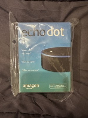 NWT Amazon Echo Dot Bluetooth Smart Speaker with Alexa- Factory Sealed New Box