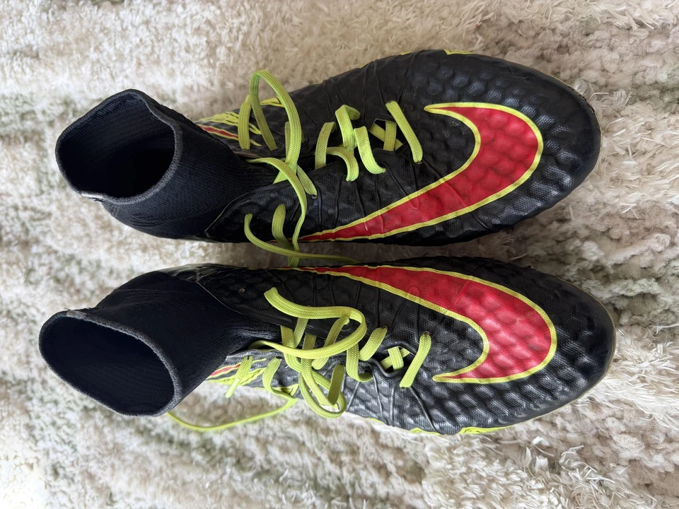 Мужские футбольные бутсы Nike Hypervenom Phantom II SG Pro ACC 10,5 черные вольт - Изображение 4 из 4