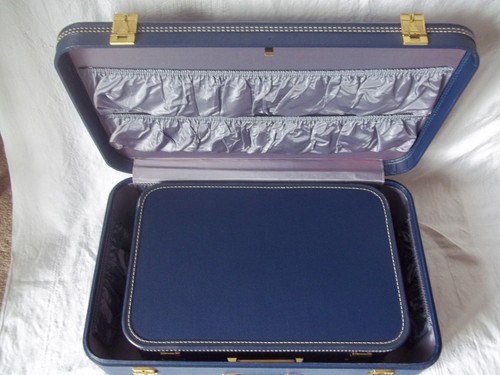 Set-2 Vtg Lady Baltimore Luggage Company Starline Hardshell Suitcase W/ Keys - Picture 9 of 22