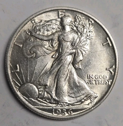 1936 Walking Liberty Half Dollar AU
