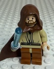 Lego Obi-Wan 7257 w/Light Up Lightsaber Star Wars Minifig Great Condition!!