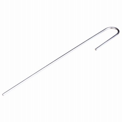 Drip Watering Wire Hook Stake, Galvanized, 8-In., 15-Pk. -397015B