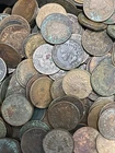 Indian Head Penny Roll 50 Lot FULL ROLL of cents in CULL / JUNK / WORN Condition