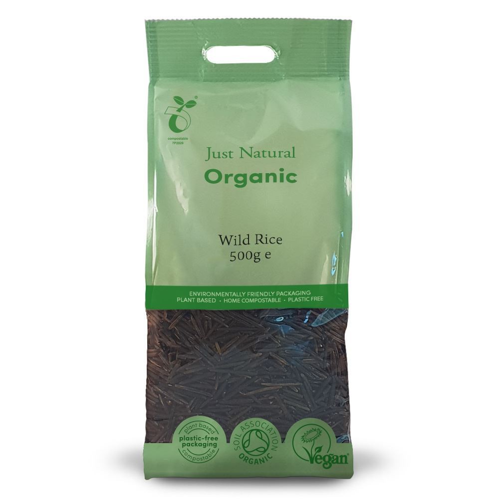 Just Natural Organic Organic Wild Rice 500g - 4 Pack