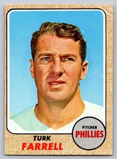 1968 Topps - #217 Turk Farrell | Philadelphia Phillies VG
