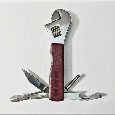 Vintage Avon 6 Function Multi Tool Wrench Scissors Knife Opener Screwdriver