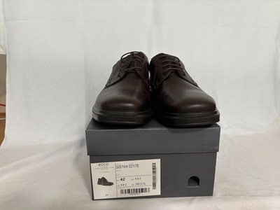 ECCO Men's Helsinki 2 Lace-Up Oxford NIB Mocha Brown EU 42 USA Size 8-8.5