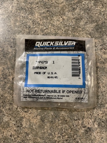 Mercury Quicksilver 144791 Diaphragm OEM NOS - Foto 6 di 6