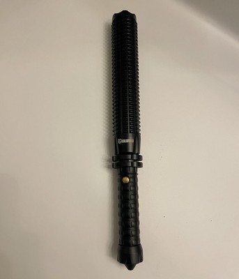 Rebel Defender Rechargeable Self Protection Baton Flashlight Black New In Box