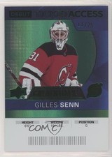 2021-22 Credentials 2020-21 Debut Ticket Access Green 11/25 Gilles Senn #57 q2l