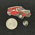 Vintage Chevrolet Coca Cola Coke Delivery Truck Red Enamel Pin Pinback #51003