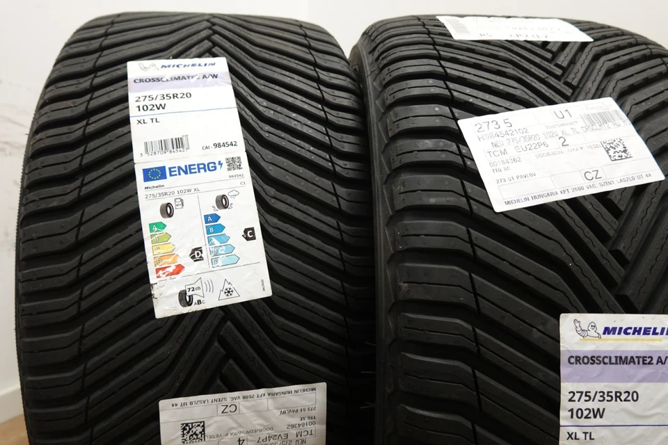 2 x NEU MICHELIN 275/35 R20 102W Cross Climate 2 XL Ganzjahresreifen 4 VW T5 T6 - Bild 3 von 4