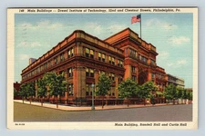 Philadelphia PA, Drexel Institute Technology, Pennsylvania Vintage Postcard