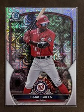 2023 Bowman #BCP-23 Elijah Green Chrome Prospects Mojo Refractors