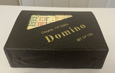 Double Fifteen Dominoes set of 136  Missing 4  Vintage Game