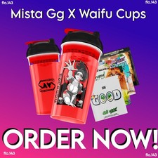 GamerSupps GG Creator Waifu Cup - Mista GG "As Above, So Below" - IN HAND!
