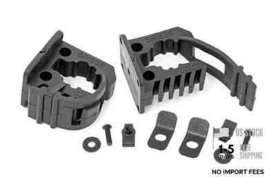 Rubber Molle Panel Adjustable Clamp Kit 5/8'' to 1-3/8'' - 25 lb Capacity,