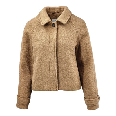 M&S Collection Kurzer Damenmantel mit strukturiertem Kragen UK-Größe 8
