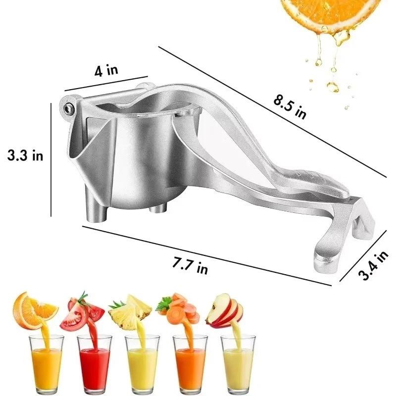 Heavy Duty Metal Manual Juicer Fruit Juice Squeezer for Pressing Lemons Oranges