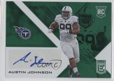 2016 Donruss Elite Elite Rookie Auto Green Austin Johnson #ERA-AJ Auto 0f8