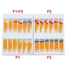 1Box/60Pcs Dental Endodontic Obturation Gutta Percha Points F1 F2 F3 Universal