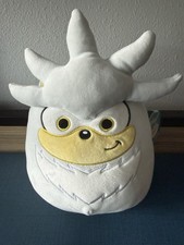 NEW Squishmallows 8 Inch SILVER Sonic the Hedgehog SEGA RARE Squishmallow