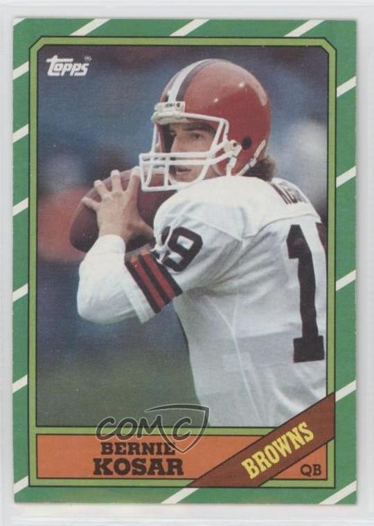 1986 Topps Bernie Kosar #187 11tn