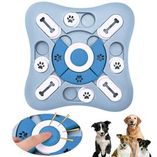 Dog, Cats Slow Feeder Puzzle Toy Interactive Treat Dispenser IQ Training Bowl