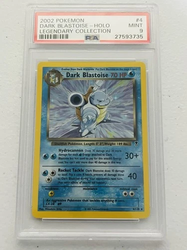 Pokemon TCG Dark Blastoise 4/110 Legendary Collection Holo English 2002 PSA 9